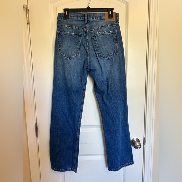 Aeropostale 90s baggy high rise Women's Distressed Blue Jeans - Picture 4 of 5